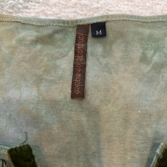 Bell Sleeve Tie Die Graphic Tee - Picture 2 of 9